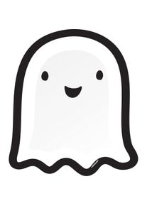 Amscan 8 assiettes Halloween Friends Ghost