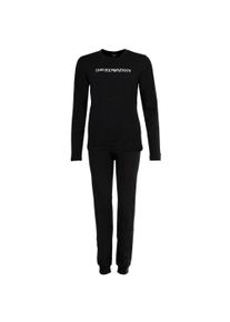 Emporio Armani Damer Pyjamas sort / hvid St&oslash;rrelse S
