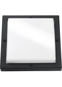 Sg, Wandleuchte + Deckenleuchte, LED-Anbauleuchte 28W A+ BASSO 3000K sw 1245lm (1250 lm, IP65)