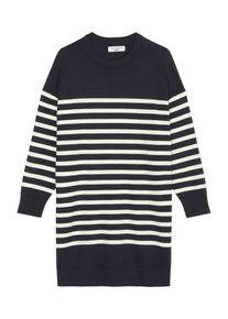 Marc O'Polo Marc O'Polo DENIM, Strikkjole, Natblå / Hvid, Størrelse L