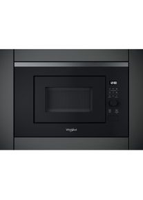Whirlpool WMF201G Mikrowelle Integriert Grill-Mikrowelle, Edelstahl, Mikrowelle, Schwarz