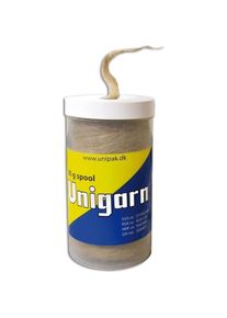 Unipak, Verpackungsmaterial, Unigarn 80g spole pakgarn til taetning af gevindsamlinger med, Multipak eller Pakol