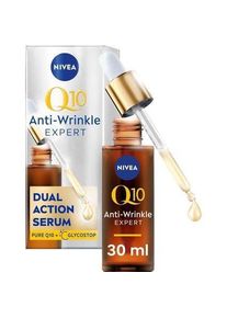 Nivea, Gesichtsserum, Q10 Anti-Wrinkle Expert Dual Action Serum 30ml Anti-Ageing Gesichtsserum für Frauen mit reinem Q10 (30 ml)