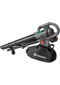 Gardena, Laubsauger + Laubbläser, Akku-Laubsauger/Laubbläser PowerJet Collect 18V P4A solo (grau/schwarz, ohne Akku und Ladegerät, POW (Akkubetrieb, 
