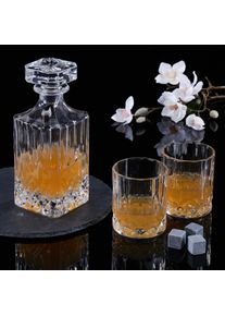 Relaxdays 5-tlg. Whisky-Set, Cocktailgläser, Transparent