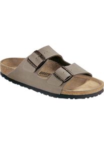 Birkenstock, Unisex, Sandalen, Arizona Birko-Flor Nubuk normal, Grau, (44)