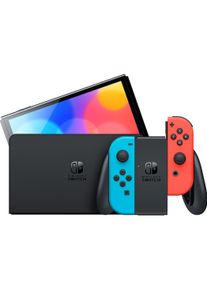 Nintendo Switch (OLED-Modell), Spielkonsole, Blau, Rot