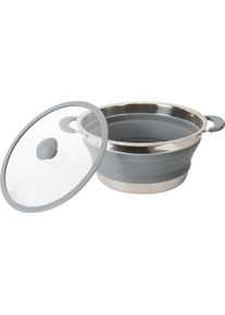 Brunner Volcano Fold-Away Kochtopf, grau, Ø24cm