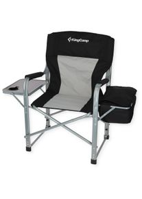 KingCamp Comfort Director Deluxe Regiestuhl, schwarz/grau