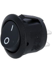 TRU Components Einbauschalter rund, 12V/24V/230V, schwarz (Ein/Aus)