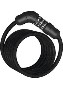 Abus 4508C/150 Star Spiralkabelschloss, schwarz