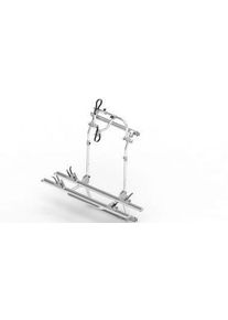 EuroCarry Fahrradträger für Mercedes Sprinter ab Bj. 2018, Hecktür, 2 Fahrräder, eloxiert