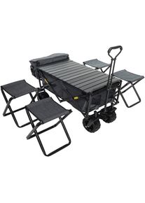 Wecamp Bollerwagen mit Zubehör, grau