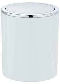 Wenko Inca Schwingdeckeleimer 2L, weiß