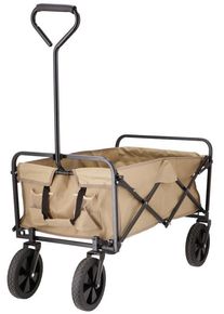 Travellife Catania Bollerwagen, klappbar, beige/schwarz