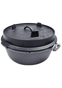 Valhal Outdoor Feuertopf, flacher Boden, 6,1L