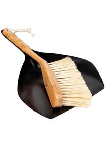 Holiday Travel Handfeger mit Kehrschaufel, Bambus