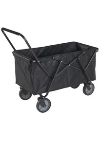 WeCamp Compact Bollerwagen, 120l, bis 50kg, schwarz