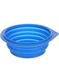 Flamingo Falda Reise-Hundenapf, 500ml, faltbar, blau
