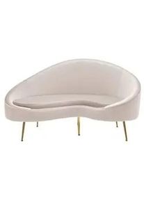 Sofa Lou Hellgrau Samt