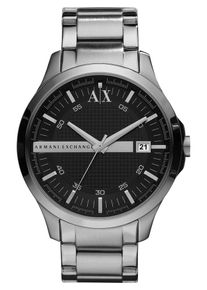 Armani Exchange Heren Analoog horloge zwart / zilver One Size