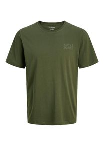 Jack & Jones JACK & JONES Koszulka dla mężczyzn ciemnozielony Rozmiar XXL