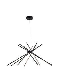 ECO-Light SHANGHAI-S8CNERO LED-Pendelleuchte Pendellampe Deckenlampe 54 Watt schwarz
