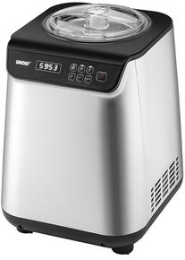 Unold Elektro Unold Uno Eismaschine, 1,2 Liter in 30 Minuten, silber/schwarz (48825)