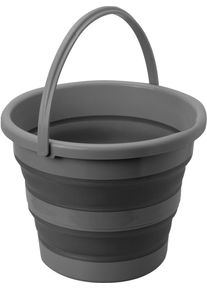 Brunner Drum Fold-Away Eimer, 10L, grau