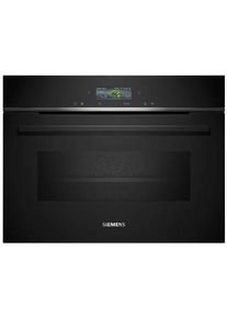 Siemens CM724G1B1 iQ700 Einbau-Kompaktbackofen mit Mikrowelle 59,4cm breit 45 Liter Home Connect Grillfunktion schwarz