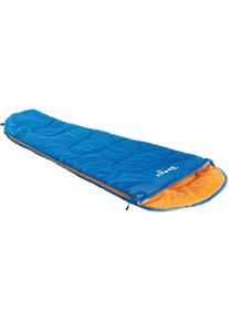 High Peak Boogie Kinderschlafsack, 170x70cm, Zipper links, blau/orange
