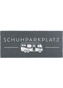 Lako Fu&szlig;matte Schuhparkplatz, 75x33cm, Motiv Wohnmobil