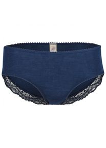 Engel Panty avec dentelle pour femmes Sous-vêtement en soie taille 38/40 bleu