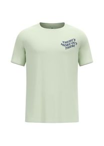 Odlo Essential Print-T-Shirt Crew Neck S/S Hardloopshirt Heren (XL |groen)
