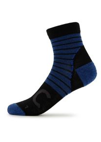 Stoic Merino MTB Quarter Socks Cycling socks (42-44, blue/black)