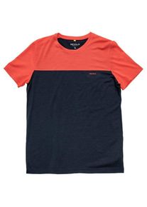 DEVOLD Classic Linear Tee Merinoshirt Heren (L |blauw)