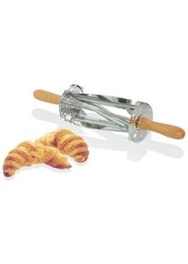 Louis Tellier - Rodillo para cruasanes - Acero inoxidable - Con asas de madera - N3728-2