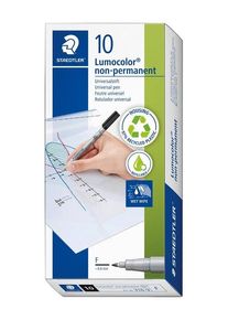 Staedtler Universal pen Lumocolor non-p.10 pcs F red