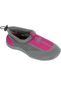 Fashy Guamo Kinder Badeschuhe, Gr. 22, grau/pink