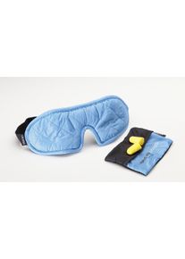 Cocoon DeLuxe Schlafbrille inkl. Ohrstöpsel, hellblau/grau