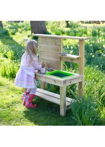 REBO Muddy Mischief Children’s Outdoor Mud Kitchen Sand Pit - Chamomile