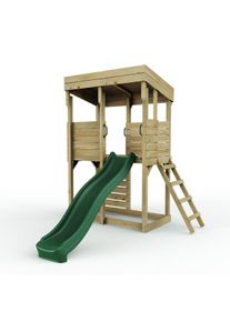 REBO XL Lookout Tower Playhouse with Slide
