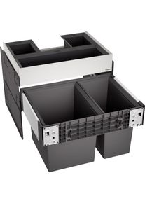 Blanco Select II 60/2 Orga Abfallsammler, 1 x 30 L und 1 x 19 L Eimer, grau (526208)