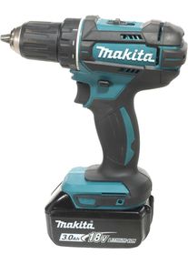 Makita DDF482RFJ Akku-Bohrschrauber Akkuschrauber 18V 1x3Ah Makpac Schnellspann-Bohrfutter schwarz blau