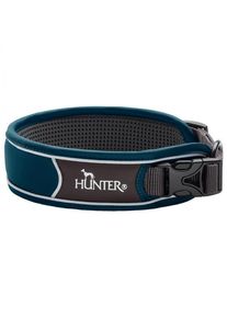 Hunter Collar Divo Dog collar (Halsumfang 25-35 cm - Breite 4,0 cm, darkblue /grey)