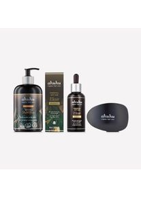 ahuhu THICKENING Coffret de Soins Capillaires à la Caféine pour des Cheveux Forts & contre la Chute 3 Produits