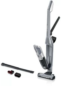 Bosch BBH3K2801 Serie 4 Flexxo Gen2 Akkustaubsauger, Beutellos, 28Vmax, silber