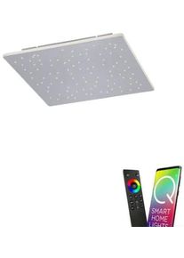 Paul Neuhaus Q-Nightsky LED-Deckenleuchte, Smart Home, 50W, 6000lm, aluminium (8039-95)