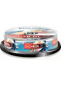 Philips 1x10 DVD+R 8,5GB DL 8x SP (10 x), Optischer Datenträger