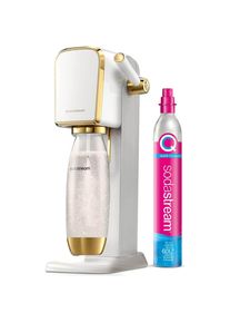 SodaStream Art, Wassersprudler, Weiss, Gold